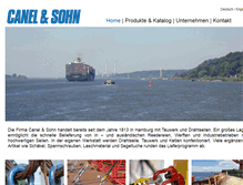 Tablet Screenshot of canel.de